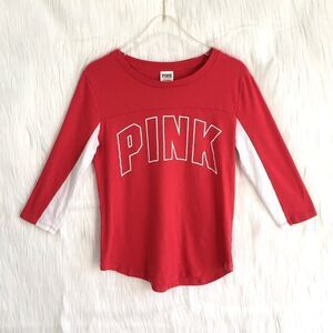 🔃Victoria's Secret PINK 3/4 Long Sleeve Shirt